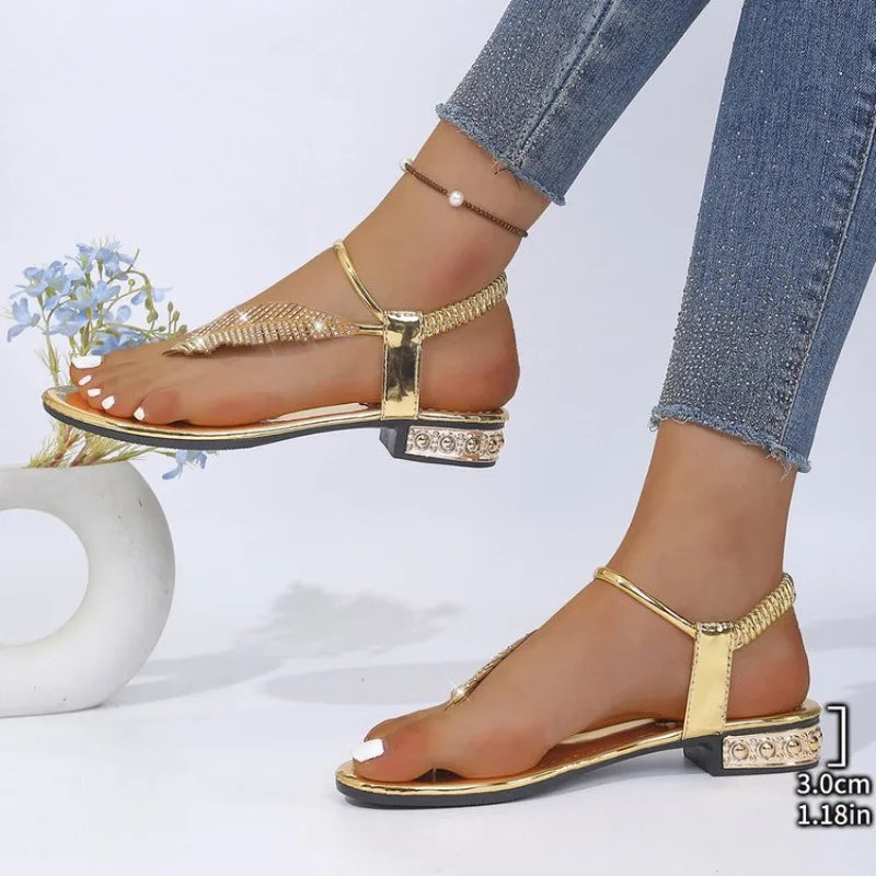 Rhinestone Comfortable Casual Lightweight Slippers