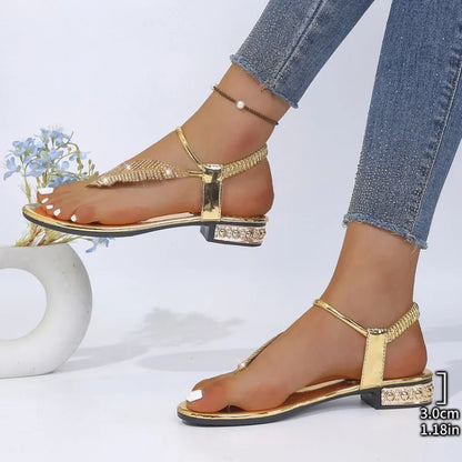 Rhinestone Comfortable Casual Lightweight Slippers