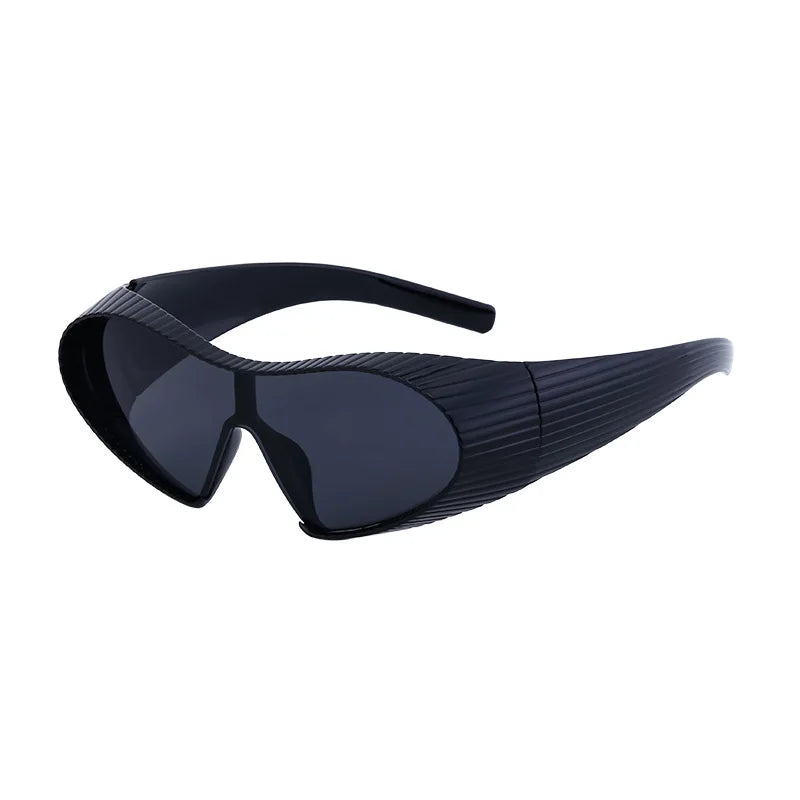 Irregular Frame Cat Eye Sports Cycling Sunglasses