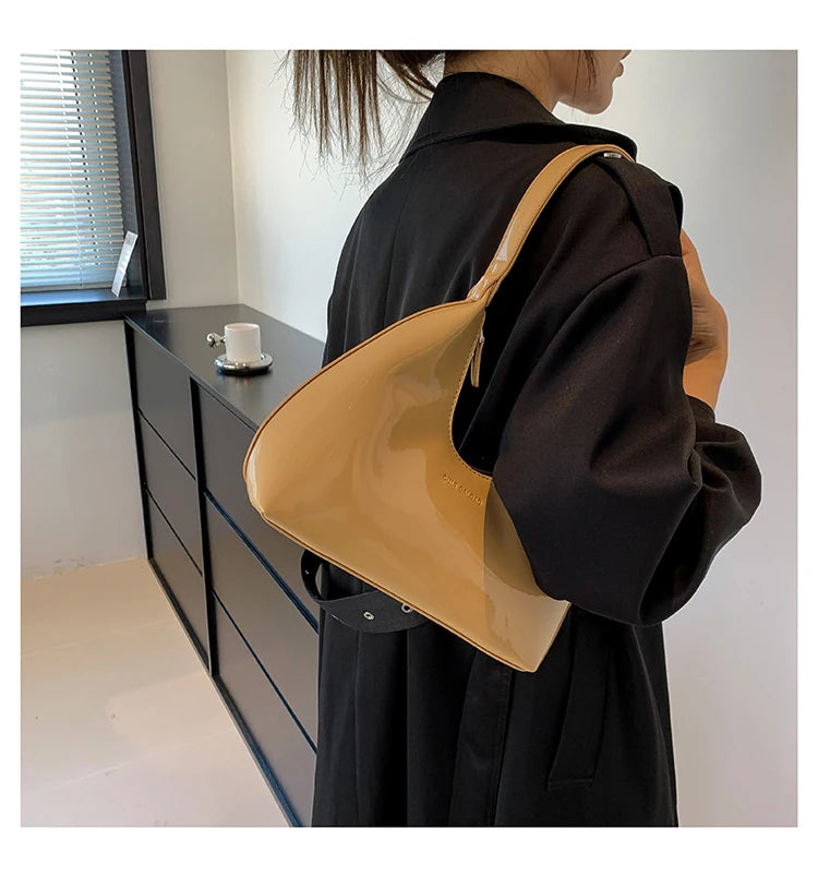 DANA Patent Leather Tote Bag