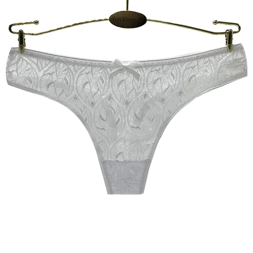 Sexy Lace Silk Underwear Cotton Crotch Lingerie