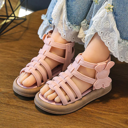 1-10Y  Princess Cute Versatile Flat Sandal