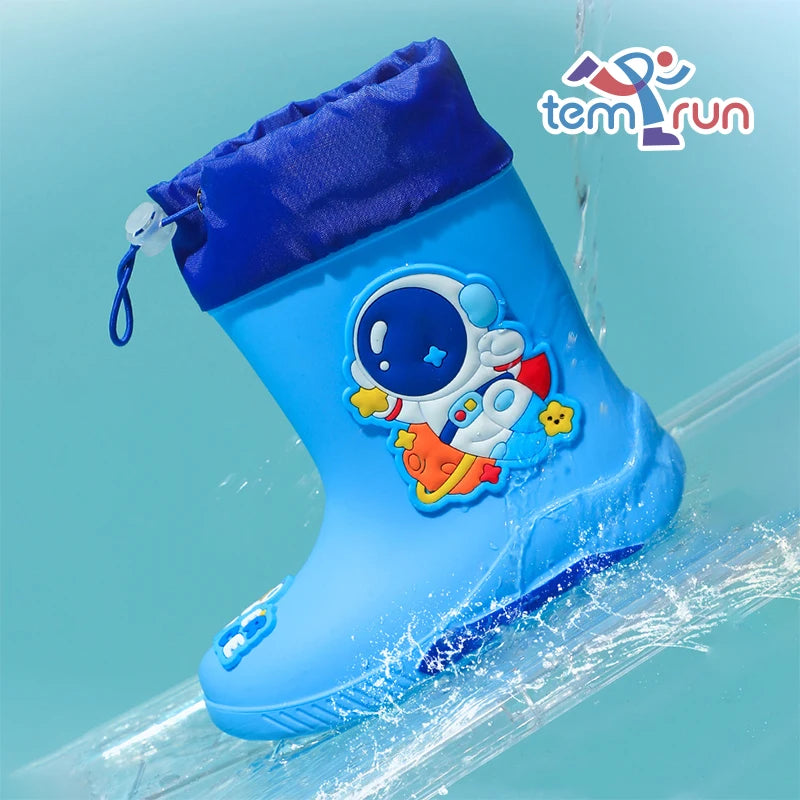 Cartoon Girl Rabbit Rain Boots Rubber Waterproof Shoes