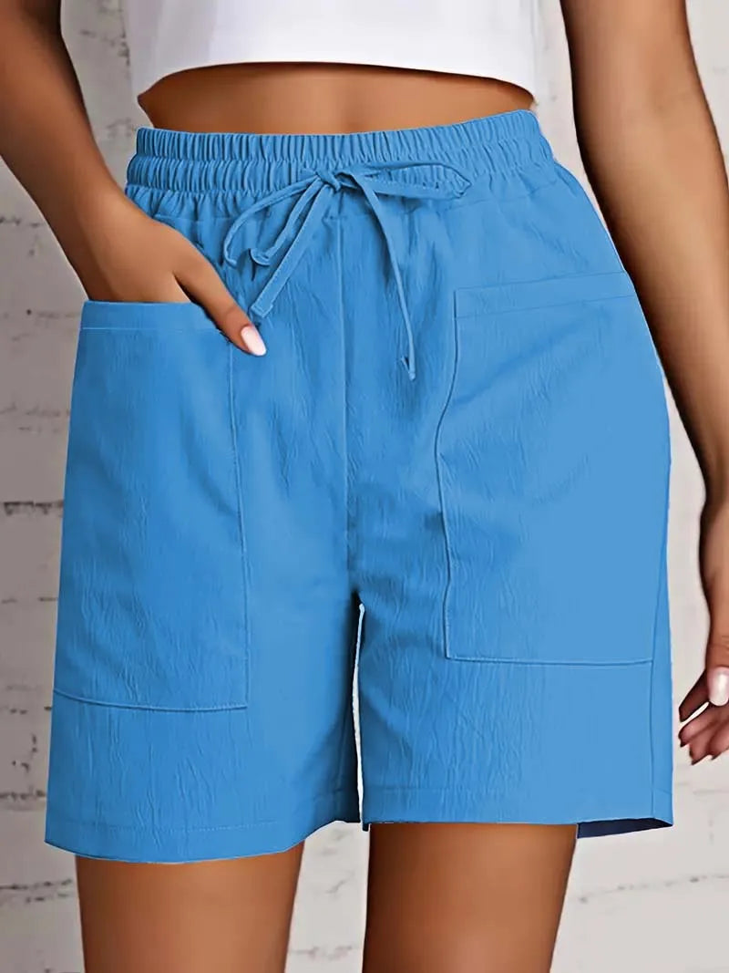 High Waist 4 Inch Loose Fit Casual Shorts