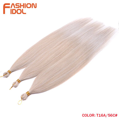 Ombre Silver Grey Crochet Hair Extensions