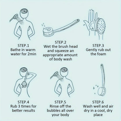 Soft Body Scrubber Shower Exfoliating Scrubs