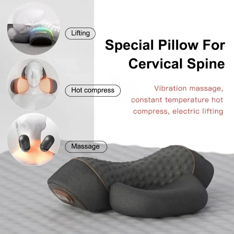 Pillow Cervical Stretcher Heating Vibration Massage