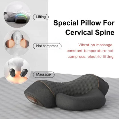 Pillow Cervical Stretcher Heating Vibration Massage