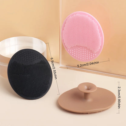 Wash a face to brush Silicone Cute Sucker mini Cleansing
