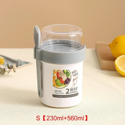 790ml/990ml Salad Oatmeal Cup Breakfast Cup Cereal Nut