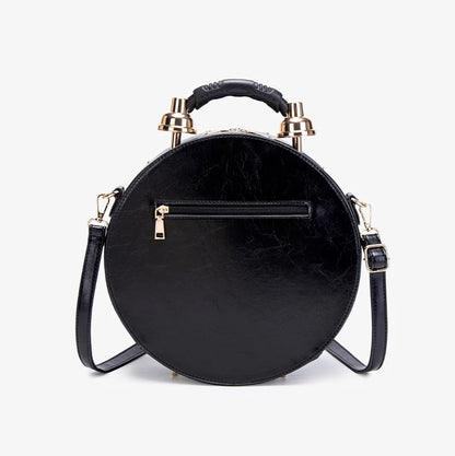 Retro Creative Clock niche Design Sense Crossbody Bag