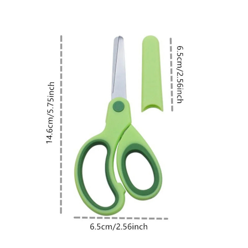 Left-handed Scissors Student Stainless Steel Colorful Cute Scissors