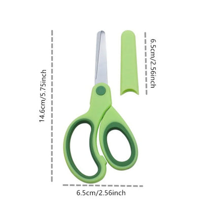 Left-handed Scissors Student Stainless Steel Colorful Cute Scissors