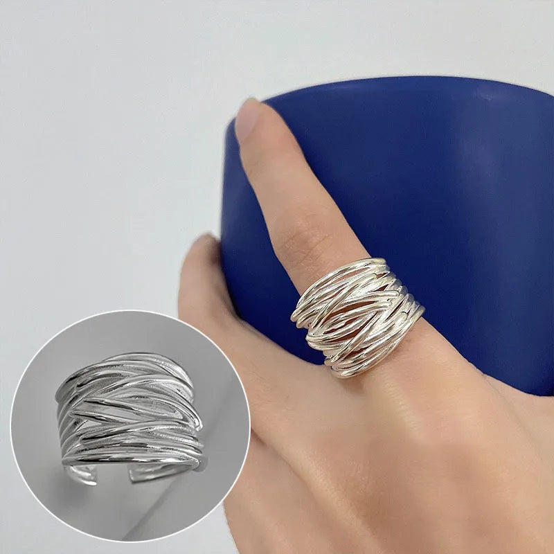 DANA 925 Silver Open Finger Ring