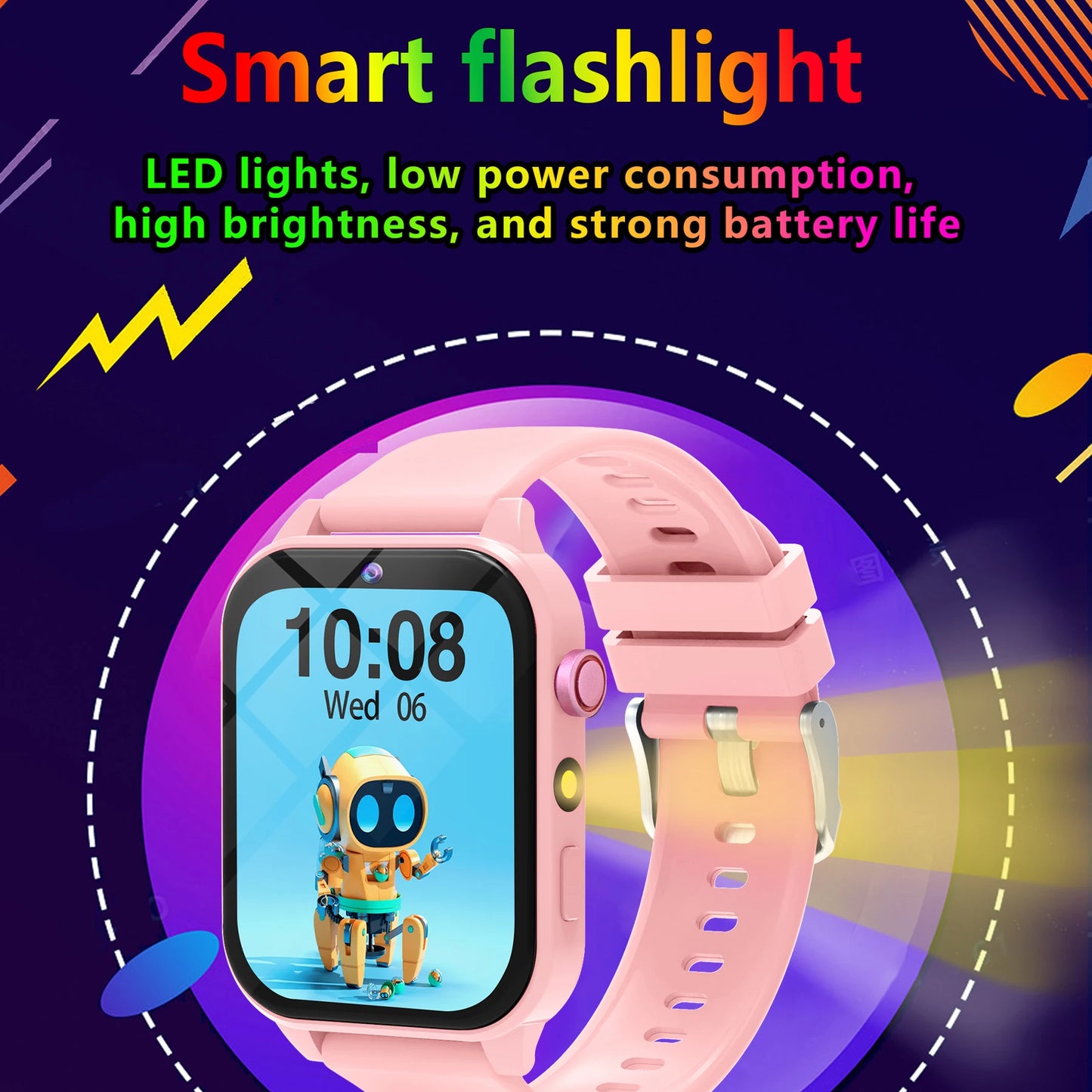 New Camera Smart Watch For Kids Games HD Touch Screen