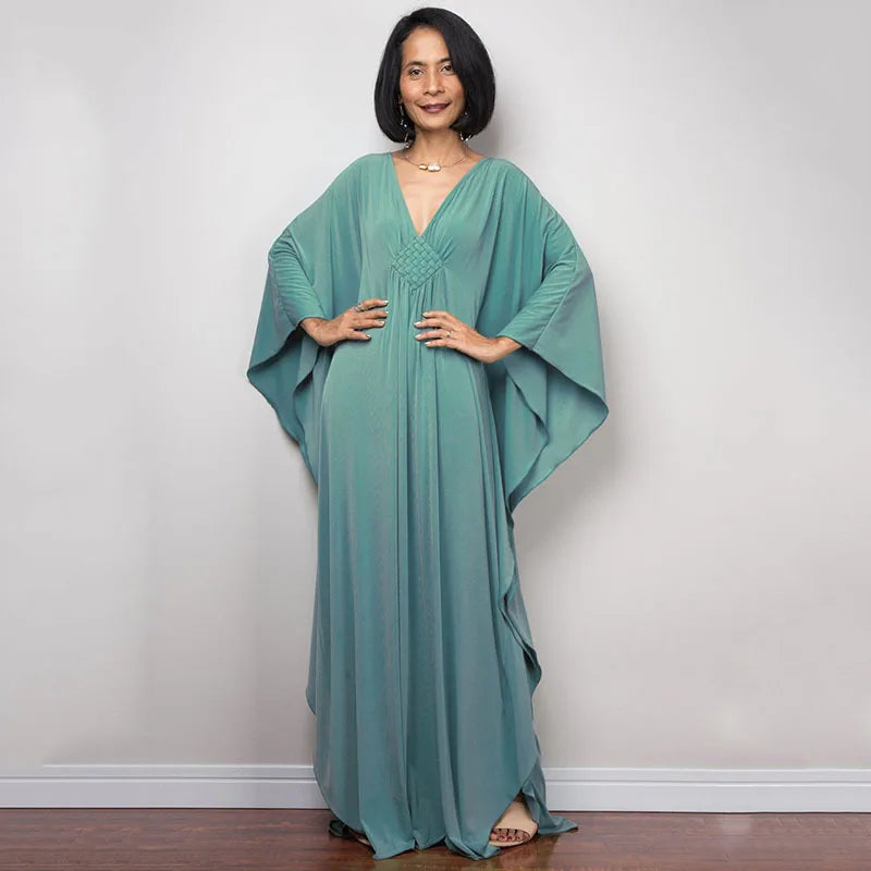Plus Size Caftan Cover Up Loose Soft Kaftan Dress