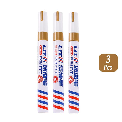 3mm 10p Colorful 8 Colors Permanent Paint Marker Waterproof