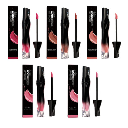 5 Colors Matte Lip Gloss Long-Lasting Waterproof Non Stick Cup Moisturizing Lipstick