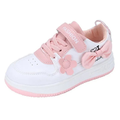 Cute bow sports running sneakers