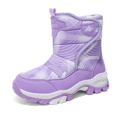 Anti-Slip  Fleece and Thickened Warm Cotton Snow Boots