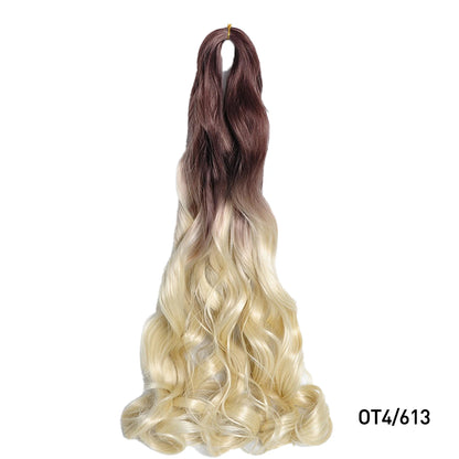 French Curls Braiding Hair 24Inch Hair Extensions