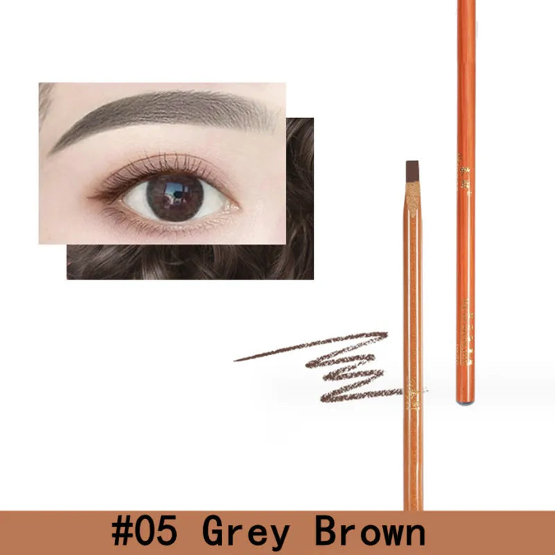 Eyebrow Pen Hard Microblading Brow Definer Enhancers Pencil Waterproof