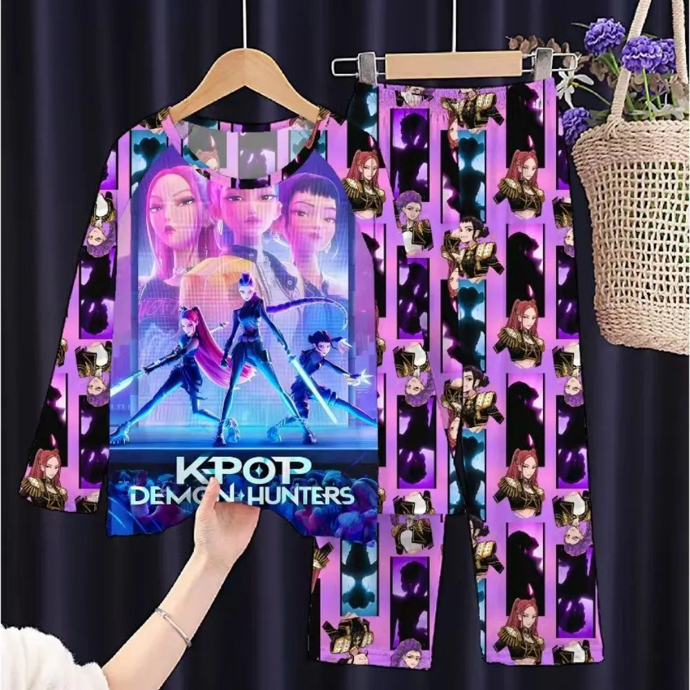 Pajamas Kpop Long Sleeve Sleepwear Pyjamas