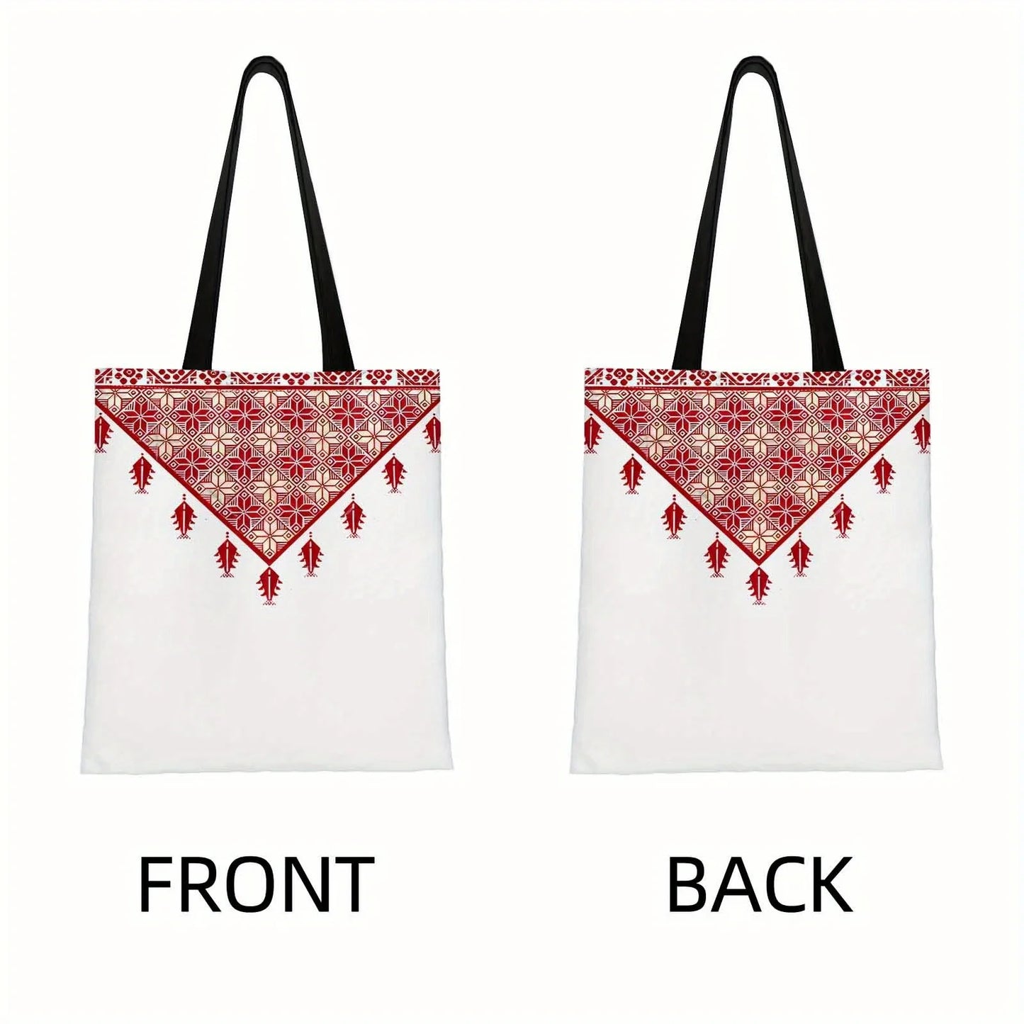 Polyester Keffiyeh Scarf Tote Bag