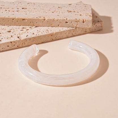 Acrylic Cuff Geometric Open Bracelet