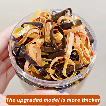 500PCS Upgraded Thickened Elastic Hair Bands