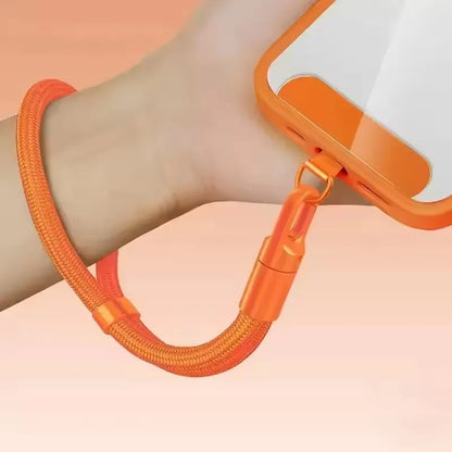 Universal Adjustable Mobile Phone Self-Locking Anti-Loss Lanyard Short Wrist Strap Durable Cell Phone Strap