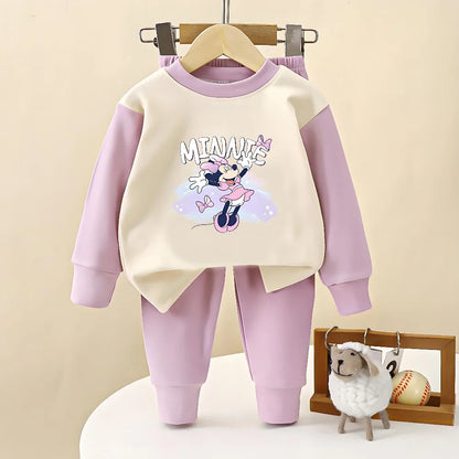 Autumn Long Sleeve Bottom Sleepwear Pajamas Sets