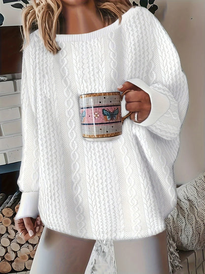 Plus Size Chunky Knit Sweater