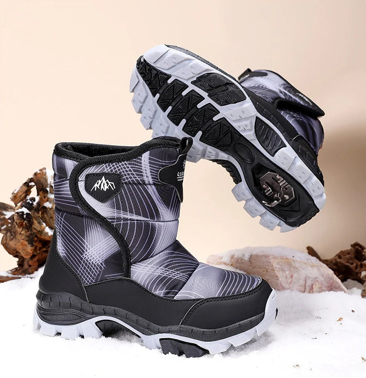 Anti-Slip  Fleece and Thickened Warm Cotton Snow Boots