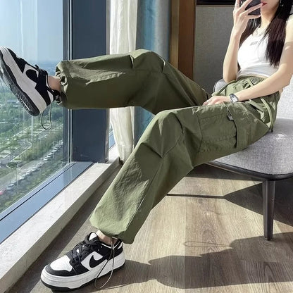 Joggers Chic Straight Cargo Pants