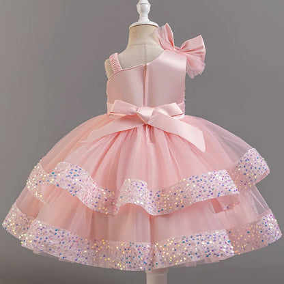 Flower Sequins Short Sleeveless Costume Cosplay