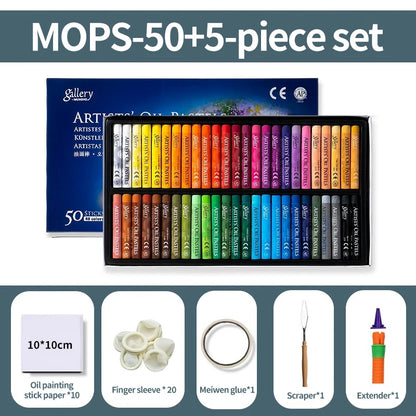 Artist Oil Pastel Set 12/25/50 Professional Painting Drawing Toxic Sticks