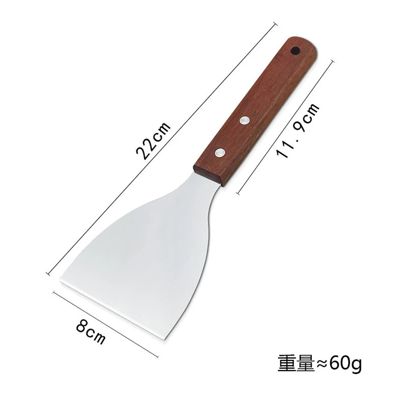 Stainless Steel Spatula and Grill Scraper