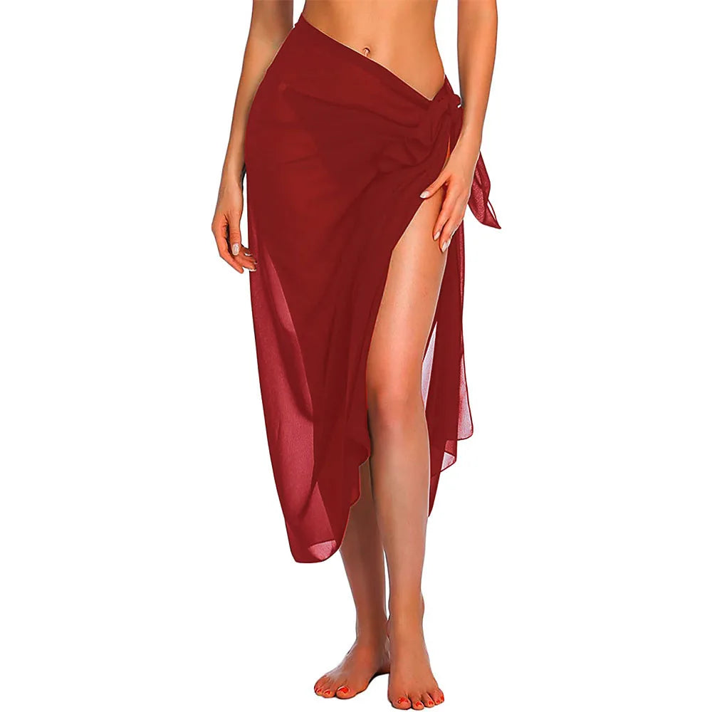 Sarong Swimsuit Coverups Bikini Short Skirt