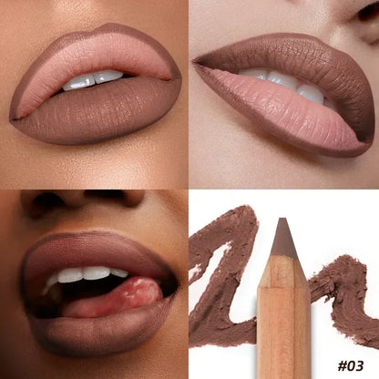 Matte 8-colors Lip Liner Pencil Lip Contour Lipstick Waterproof Lipliner Makeup