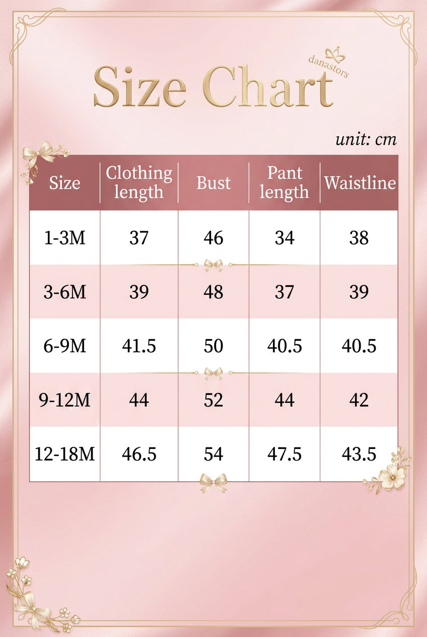 0-18 Month Newborn  Round neck Blocked Bodysuit+Pants+Hat  3Pcs/set