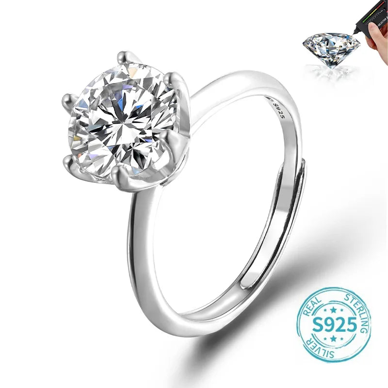 DANA Moissanite Solitaire Rings