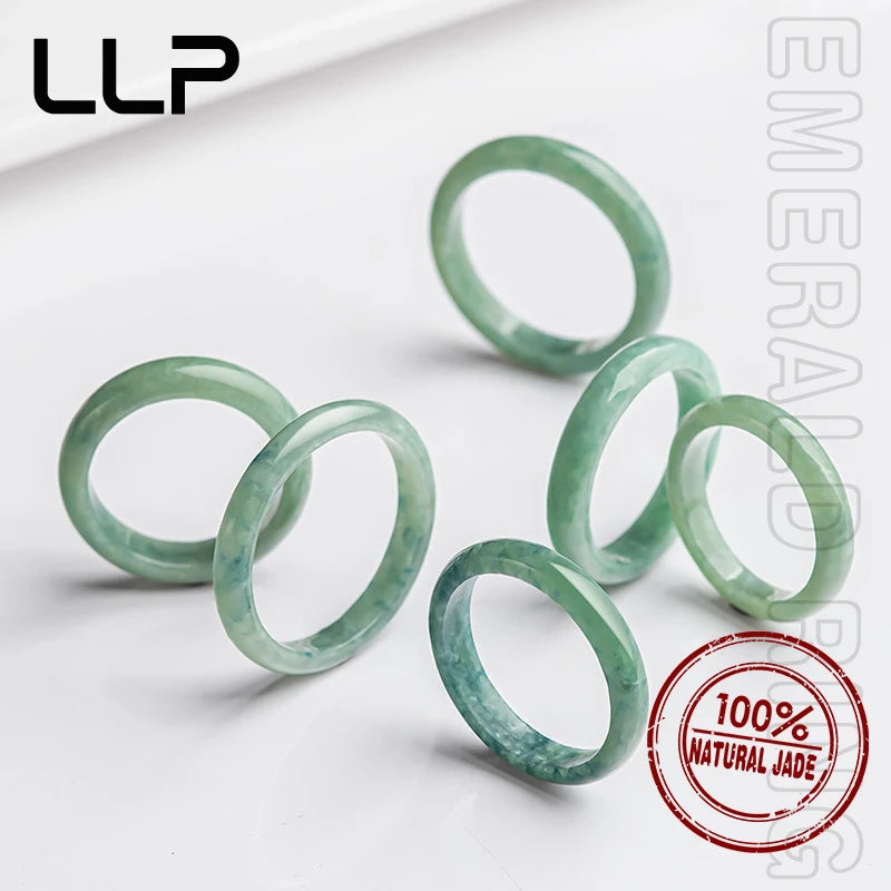 Natural A Cargo Bean Seed Emerald Ring