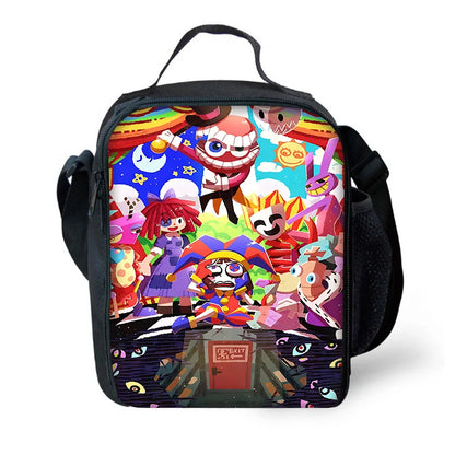 Cartoon A-AmazingS DigitalS Circus Child School Backpack Set