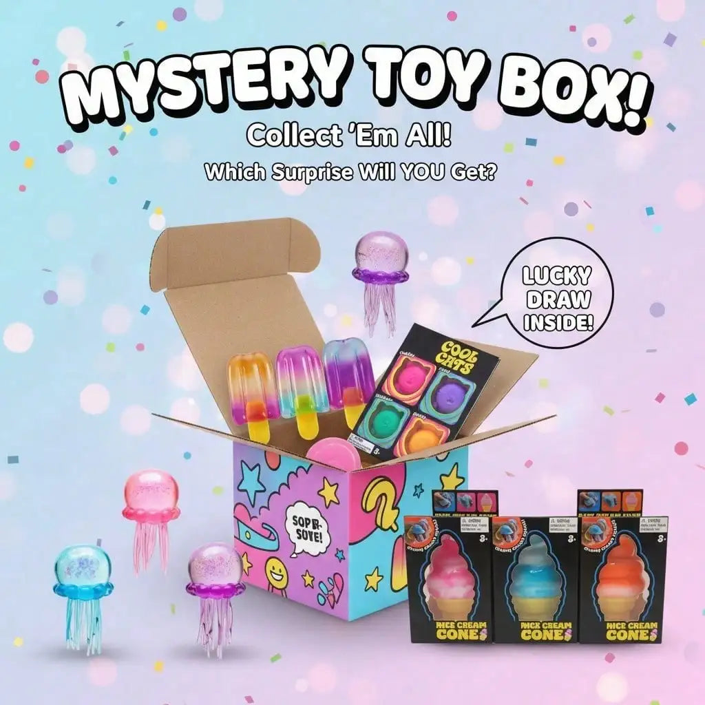 100+ Pieces Assorted Squishy Figures Blind Box Surprise Toy