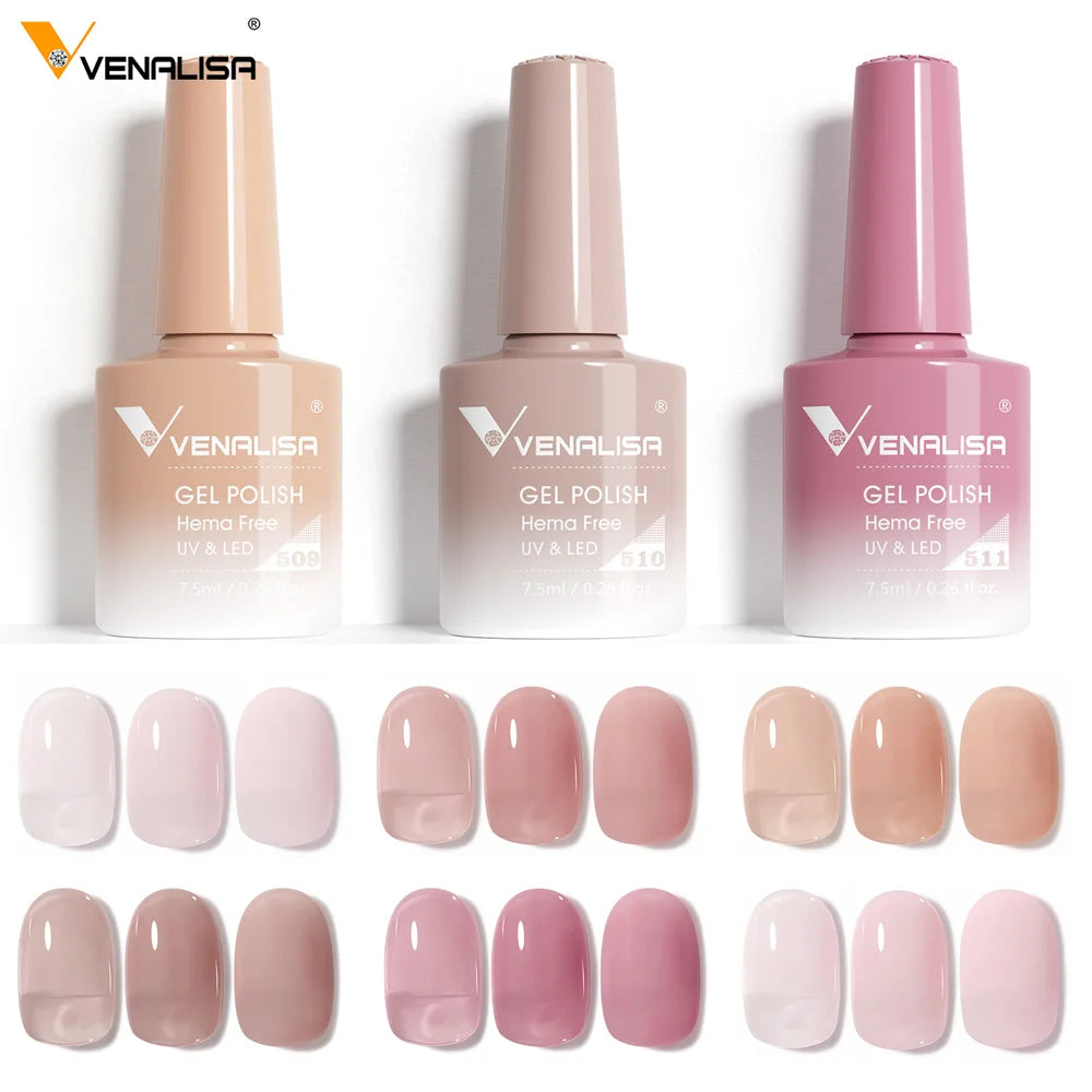 Full Coverage Beautiful Semi Permanent Soak Off UV LED Gel Nail Polish