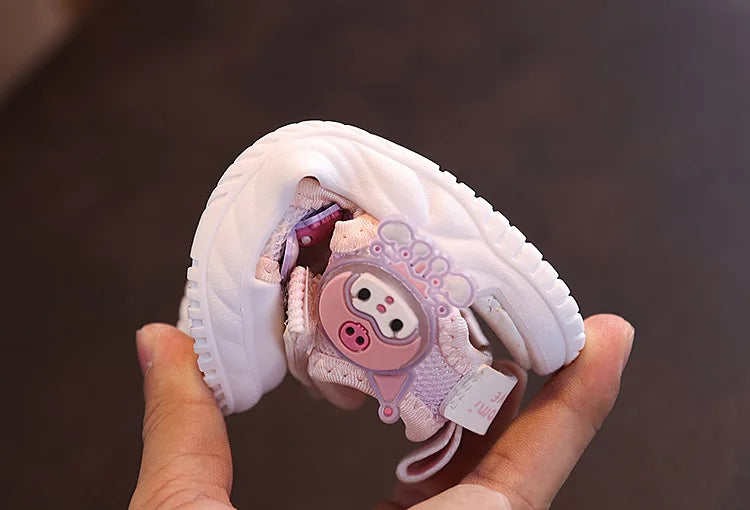 Non-Slip Closed Toe Cartoon First Walkers Shoes