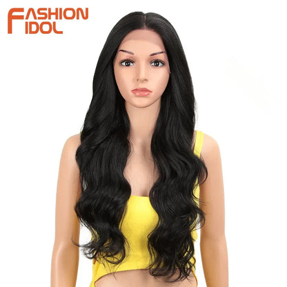 Lace Front Wig Synthetic With Baby Hair Wigs
