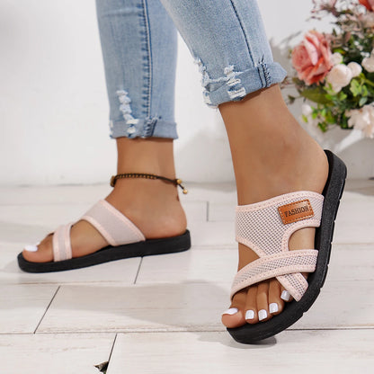 Mesh Breathable Flat Sandals