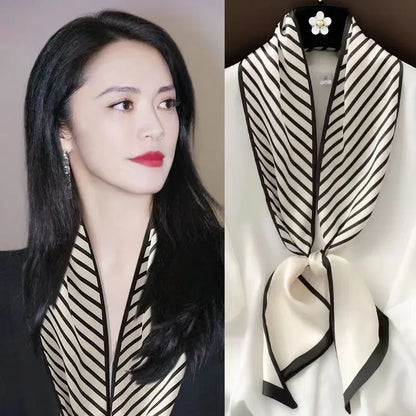 Long Neckerchief Skinny Hair Ribbons Scarf Headbands Neck Scarfs Shawl